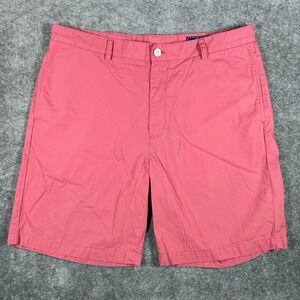 Vineyard Vines Shorts Men's 38 Pink Cotton Club Short Chino Preppy Beach Resort